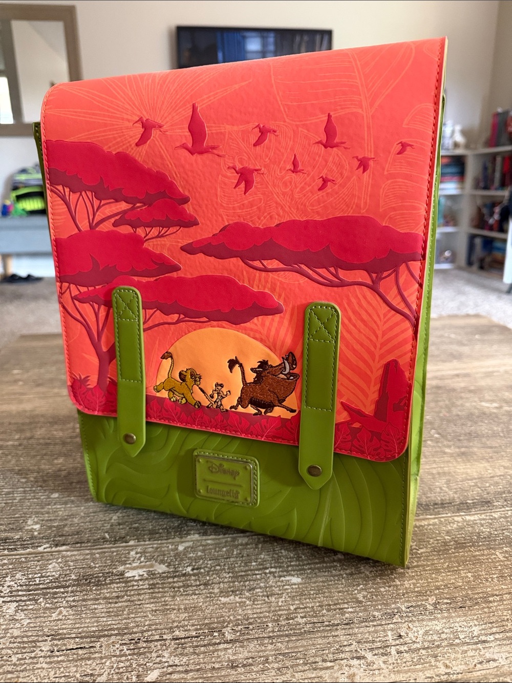 NWT Loungefly Disney The Lion King Simba, Timon, & Pumbaa Mini Backpack